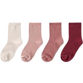 miss curiosity纯棉ins风粉色樱花三色物语棉袜