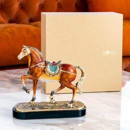 罗比罗丹马到成功珐琅彩摆件礼盒包装R-31705J 商品图5