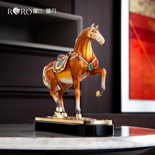 罗比罗丹马到成功珐琅彩摆件礼盒包装R-31705J 商品图3
