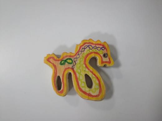 【12生肖动物半成品】木质12生肖玩具，纯天然松木原木（无漆无油环保型） 商品图6