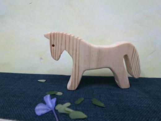 【12生肖动物半成品】木质12生肖玩具，纯天然松木原木（无漆无油环保型） 商品图8