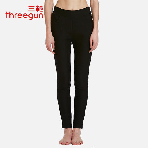 Threegun三枪 【罗马布】修身女士铅笔裤长裤-60574B011 商品图1