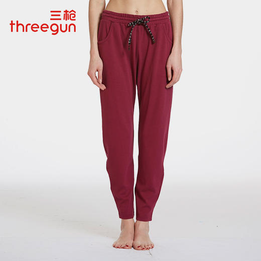 Threegun三枪 【爽滑密棉】女士家居长裤睡裤-60608B011 商品图1