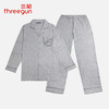 Threegun三枪 【抽条舒肤棉】翻领开襟男士家居套家居服-81705D911 商品缩略图0