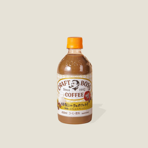 三得利Craft Boss系列拿铁咖啡饮料450ml 商品图0