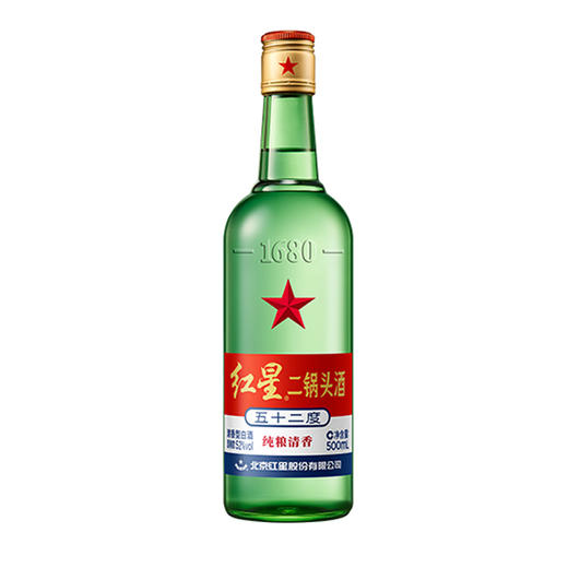 红星二锅头酒52度 500ml 商品图0