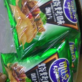 可比克薯片袋装55g 烧烤味