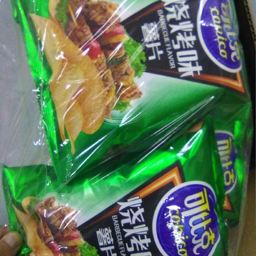 可比克薯片袋装55g 烧烤味 商品图0