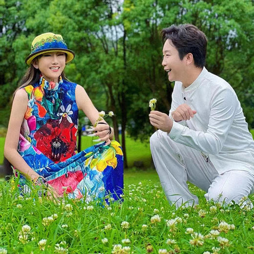 洱蓝繁花连衣裙 | 杨丽萍老师同款 | 现货加急发 商品图4