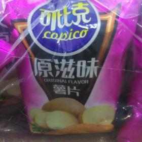 可比克薯片袋装55g 原味