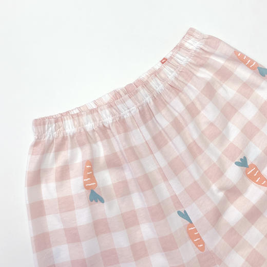 Threegun三枪 【水柔棉】女童圆领短袖中裤家居套儿童家居服睡衣-89196D011 商品图4