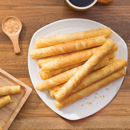 【99元4盒】美心生活精致椰香蛋卷/巧克力/原味/绿茶味/海盐味/椰香味/草莓味6条装34.8g 用心制造经典港式味道 059281/059282/059494/054190/054359 商品图1