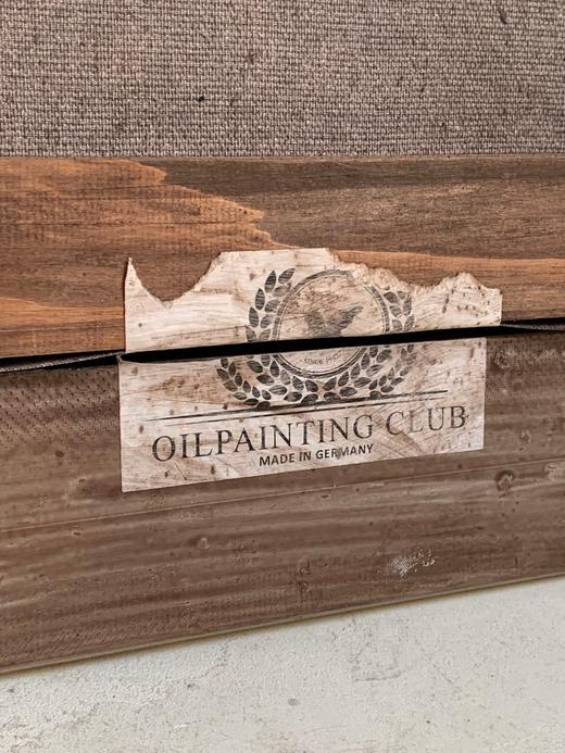 德国中古油画 胖女孩系列 手绘 原框 有艺术家签名 商品图7