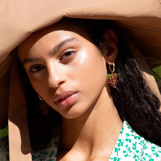 北京仓｜Annele-Raspberry-树莓 果冻 耳环［芬兰设计师］ 商品图10