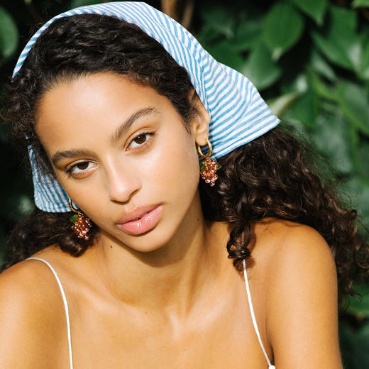 北京仓｜Annele-Raspberry-树莓 果冻 耳环［芬兰设计师］ 商品图0