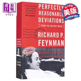 预售 【中商原版】不休止的鼓声 理查德·费曼 英文原版 Perfectly Reasonable Deviations From the Beaten Track 1965诺贝尔物理学奖得主