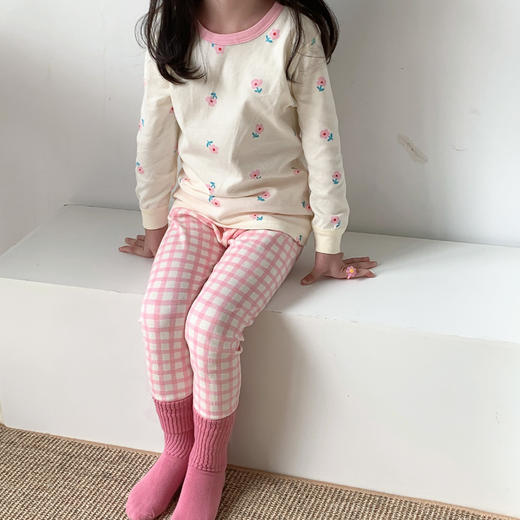 【现货】A类家居服男女童内衣套装薄秋衣裤儿童内衣纯棉聚 商品图2