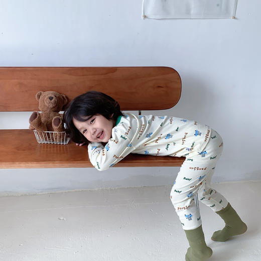 【现货】A类家居服男女童内衣套装薄秋衣裤儿童内衣纯棉聚 商品图6