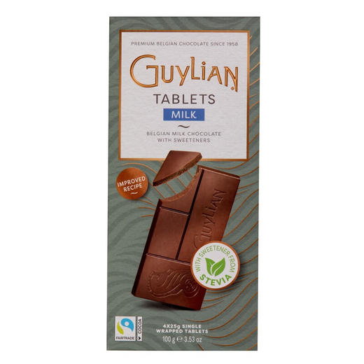 比利时吉利莲排块巧克力系列100g 口味可选 坚持使用纯正可可脂 042313/041060-7/041060-6 商品图3