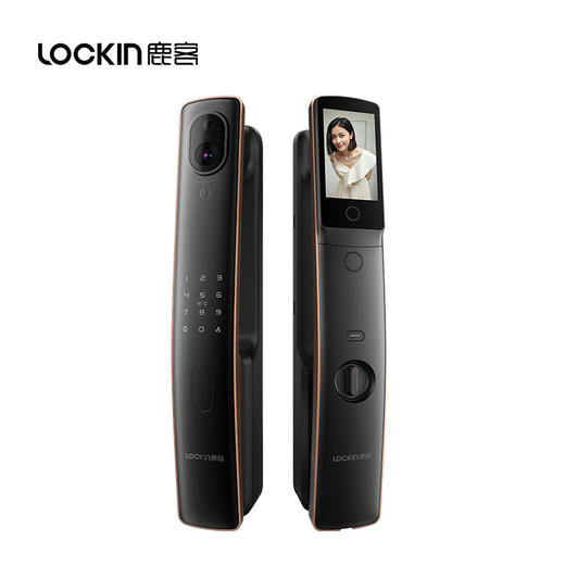 2026【鹿客员工内购】指静脉大屏猫眼锁S50M Pro 琥珀金/深空灰 商品图0