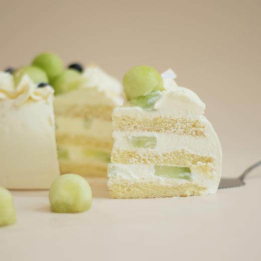 8英寸｜蜜瓜蛋糕+198元当季花束 商品图4