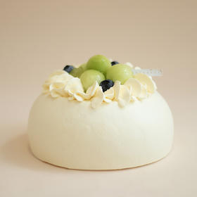 8英寸｜蜜瓜蛋糕+198元当季花束