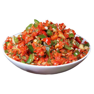 荆裕优选蒜蓉螺丝椒酱280克/瓶 （新老红绿包装随机发） 商品图3