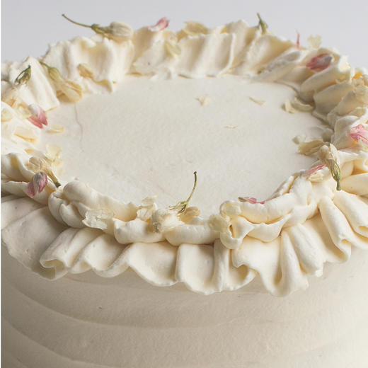 8英寸｜「恋 · 茉莉」奶油蛋糕+198元当季花束 商品图2