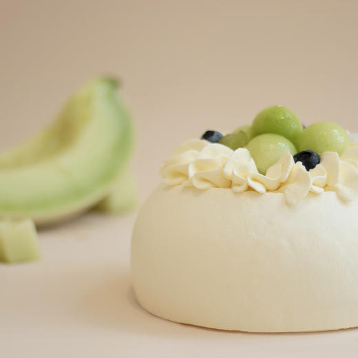 8英寸｜蜜瓜蛋糕+198元当季花束 商品图3