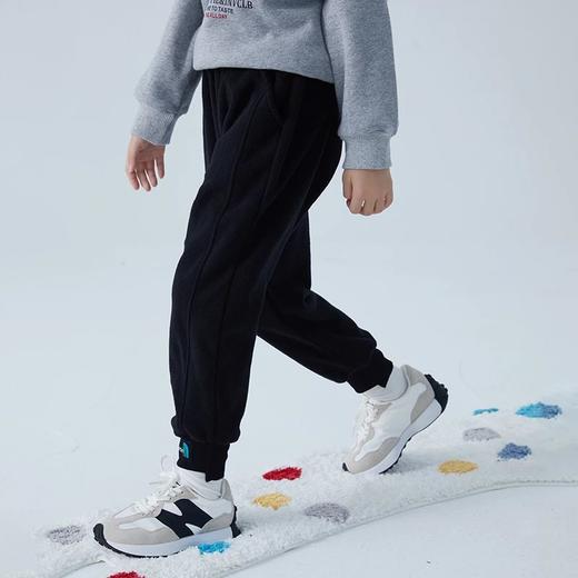 【2025反季抄底清仓】29.9元龙之涵 亲子款罗纹束口摇粒绒休闲裤 秋冬新款  A类标准 抗静电 商品图11