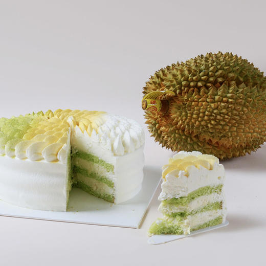 8英寸｜「榴恋时光」榴莲蛋糕+198元当季花束 商品图10