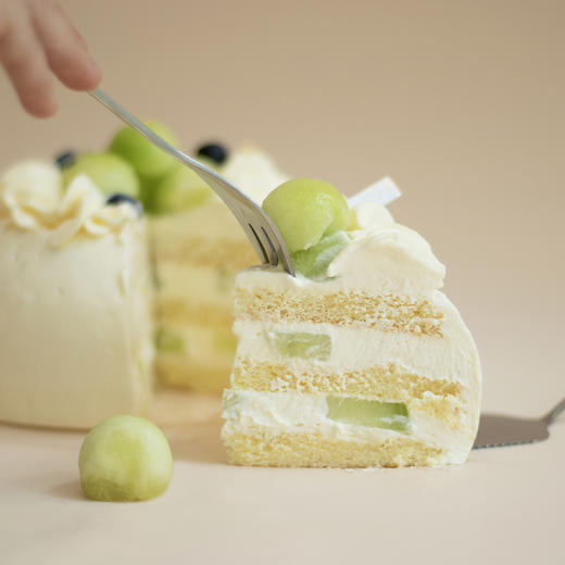 8英寸｜蜜瓜蛋糕+198元当季花束 商品图6