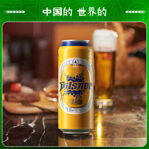青岛啤酒皮尔森500ml*12罐/箱 商品图3