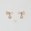 SpoiledBrat Jewelry蝴蝶结珍珠耳钉 商品缩略图3