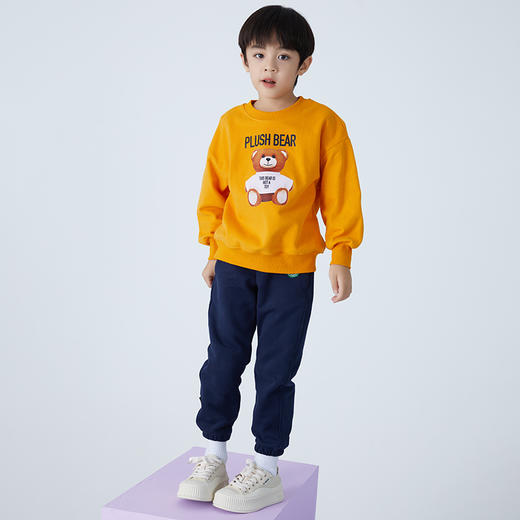 【2025反季抄底清仓】龙之涵 亲子款奶酷印花系列卫衣 100%棉 中大童春秋保暖上衣 婴幼儿A类标准 商品图13