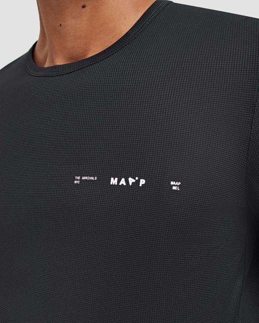MAAP x TA 男士 Alt Road LS tee Black 休闲速干长袖T恤 商品图4