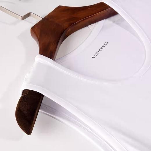 【经典兰精莫代尔】SCHIESSER德国舒雅内衣男士背心纯莫代尔宽肩运动舒适透气T恤上衣35/1777V 商品图4