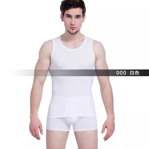 【经典兰精莫代尔】SCHIESSER德国舒雅内衣男士背心纯莫代尔宽肩运动舒适透气T恤上衣35/1777V 商品图0