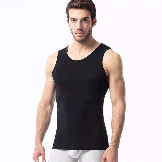 【经典兰精莫代尔】SCHIESSER德国舒雅内衣男士背心纯莫代尔宽肩运动舒适透气T恤上衣35/1777V 商品图1