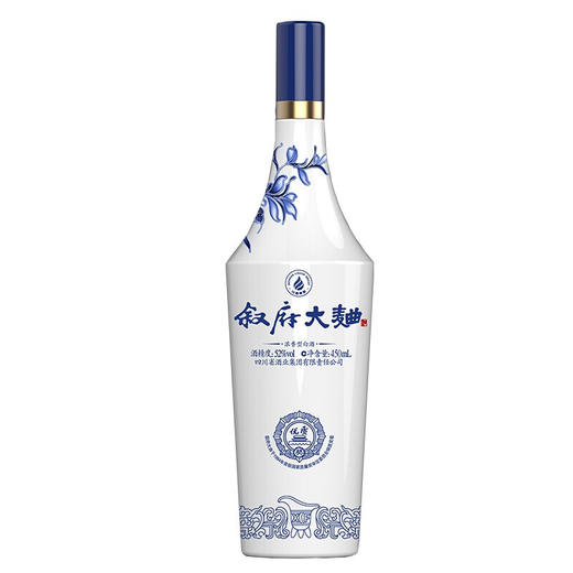 [白酒]叙府大曲 版青花45度450ml(光瓶) 商品图0