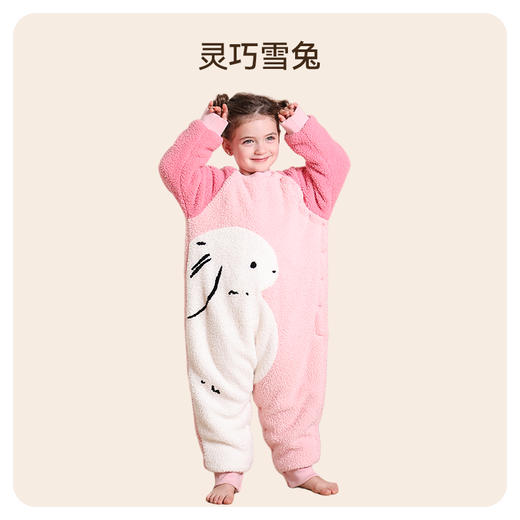 【断码清仓】ibaby×outlast太空科技恒温宝宝泰迪绒睡袋春秋冬季款婴幼儿大童四季通用加厚防踢被 商品图7