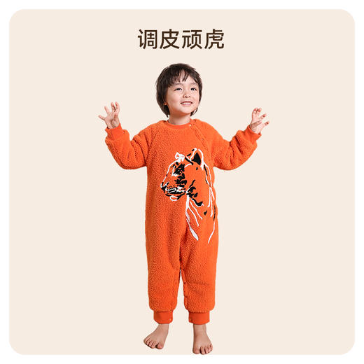 【断码清仓】ibaby×outlast太空科技恒温宝宝泰迪绒睡袋春秋冬季款婴幼儿大童四季通用加厚防踢被 商品图5