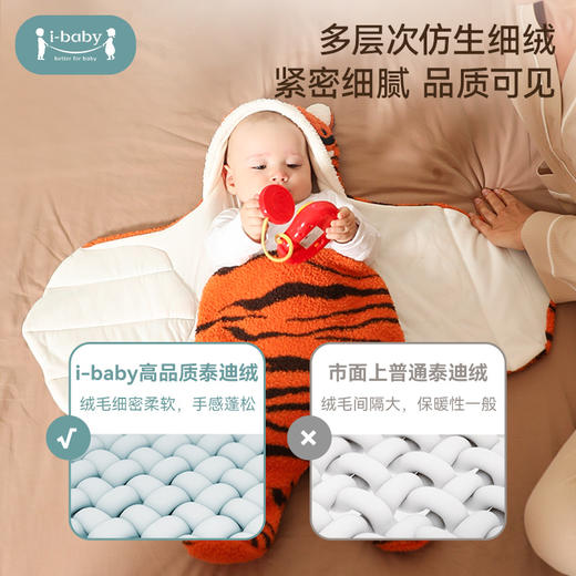 【秒杀】ibaby×outlast太空科技恒温 新生婴儿防惊跳襁褓睡袋春秋冬厚宝宝用品神器初生包被抱被 商品图1