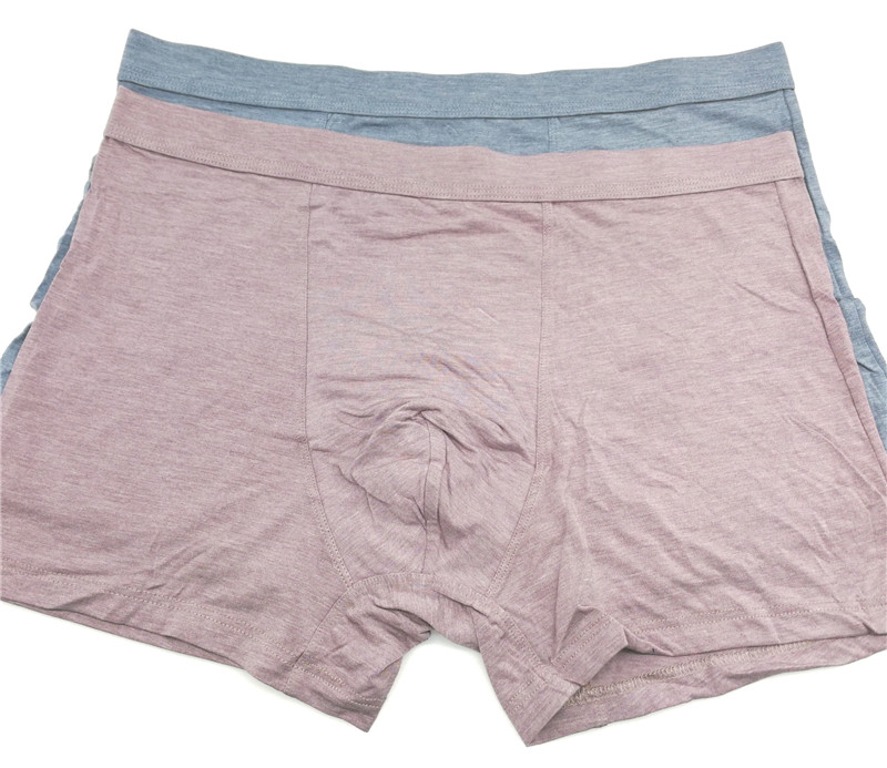 MH竹纤维男士肥佬抑菌平角内裤31235