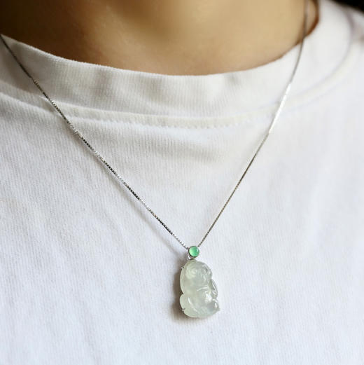 高冰到玻璃种翡翠灵猴献瑞 商品图9