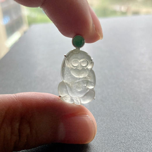 高冰到玻璃种翡翠灵猴献瑞 商品图8