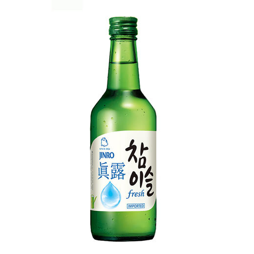 新真露竹炭烧酒16.9°360ml 商品图1