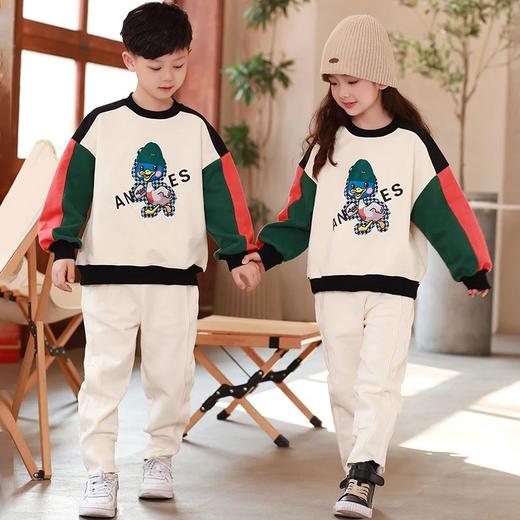 【3-5天发货】龙之涵 亲子款三防加绒连帽冲锋衣 纯棉卫衣卫裤 中大童秋冬上衣 婴幼儿A类标准 商品图2