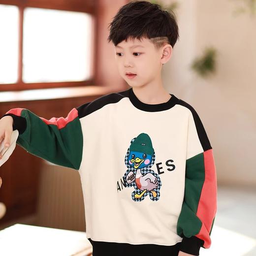 【3-5天发货】龙之涵 亲子款三防加绒连帽冲锋衣 纯棉卫衣卫裤 中大童秋冬上衣 婴幼儿A类标准 商品图5