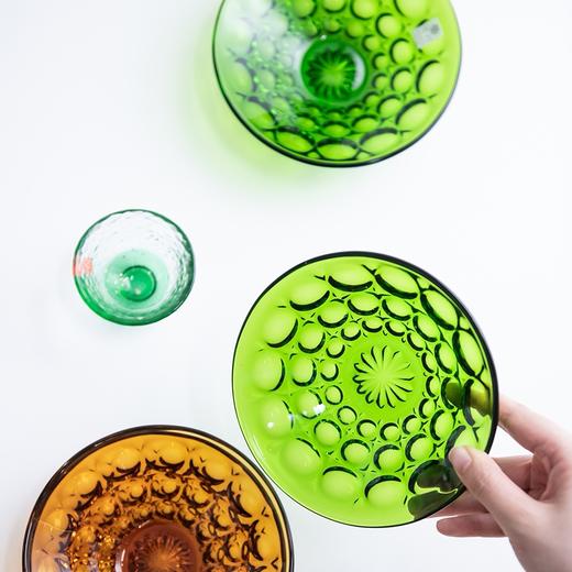 日本进口 津轻手工彩色玻璃甜品碗刨冰雪糕碗 商品图3